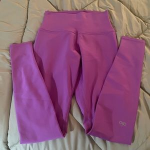 High waist airlift Alo leggings in purple